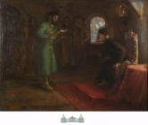 Репин И.Е. Борис Годунов у Ивана Грозного. 1860